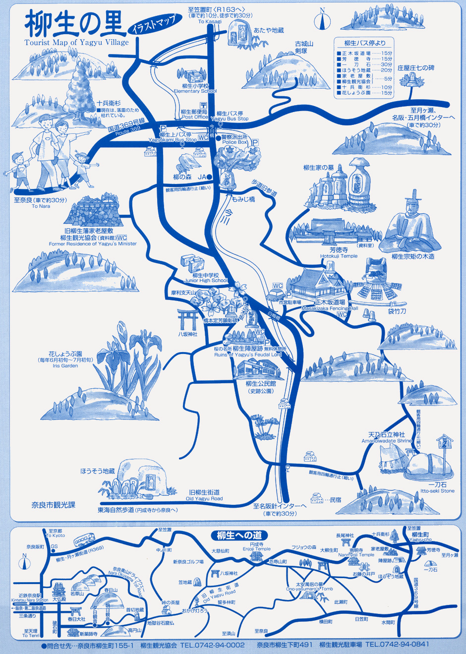 Tourist Map of Yagyu Village